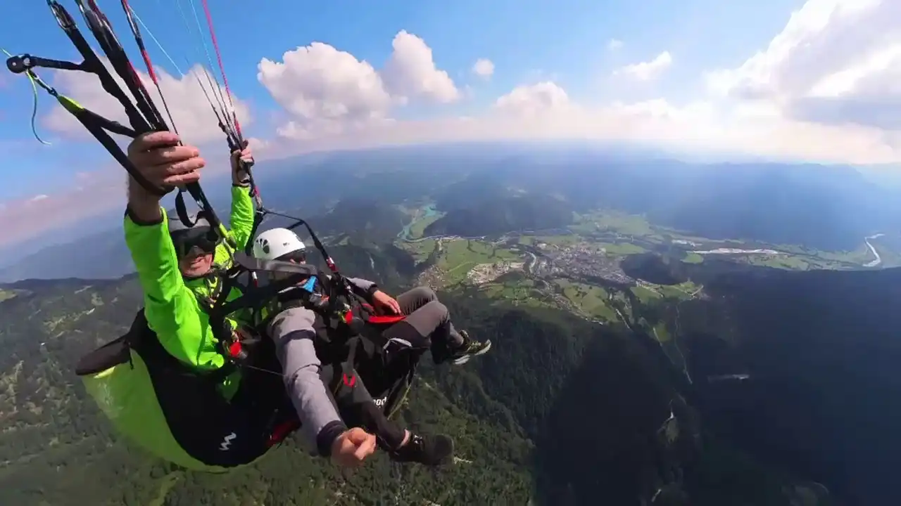 The ultimate mountain paragliding adventure